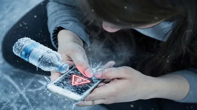 Эксперт бьёт тревогу. Холод убивает смартфон!